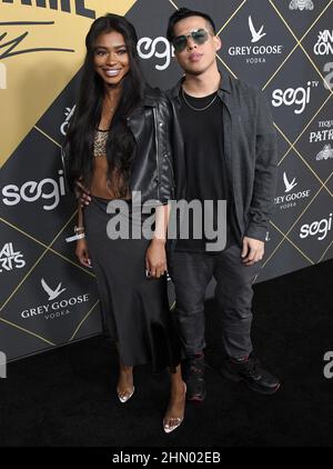 (L-R) Myah White And Spencer X Arrives At The Hall Of Fame Party – Big ...