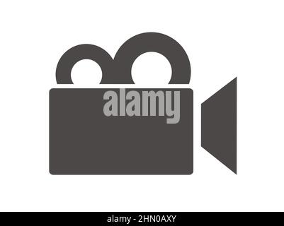 Video camera icon. Cinema camera icon Stock Vector