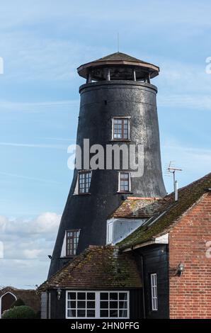 The Old Mill at Langstone Quay, Hants Stock Photo