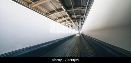 motion blur tunnel background Stock Photo