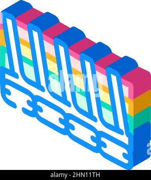 medium voltage cables isometric icon vector illustration Stock Vector ...