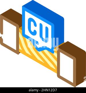 underground cable isometric icon vector illustration Stock Vector Image ...