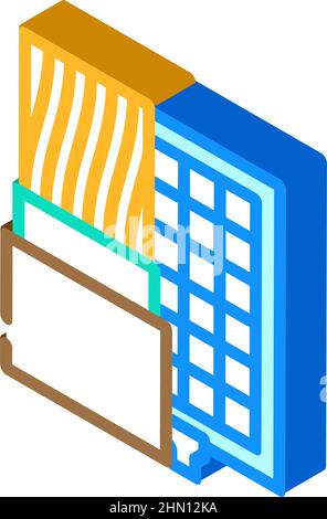 medium voltage cables isometric icon vector illustration Stock Vector ...