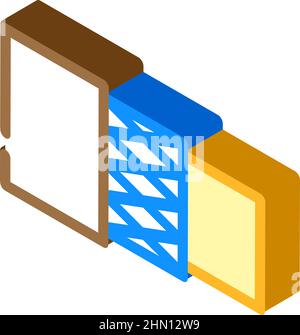 medium voltage cables isometric icon vector illustration Stock Vector ...