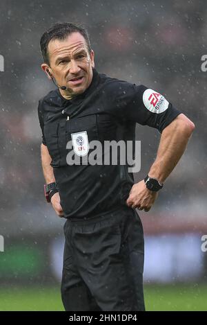 Referee , Keith Stroud during the game Stock Photo