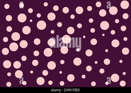 Scattered random colorful dots and points dispersion on colorful background. Bold colorful spots dispersing overlay template. Modern vector. Stock Vector
