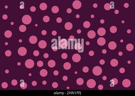 Scattered random colorful dots and points dispersion on colorful background. Bold colorful spots dispersing overlay template. Modern vector. Stock Vector
