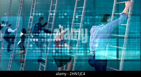 Human Resources Department Career Concept Background Stock Photo