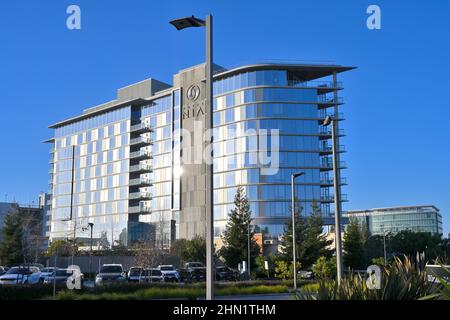 The luxury NIA Hotel (Marriott, The Autograph Collection), Menlo Park CA Stock Photo