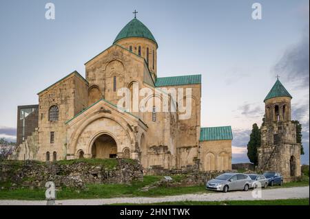 Bagrati Cathedral in Kutaisi at twilight, Georgia Stock Photo