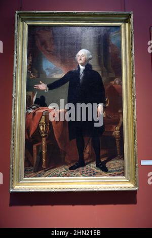 Gilbert Stuart, George Washington (Lansdowne Portrait) 1796 Oil on ...