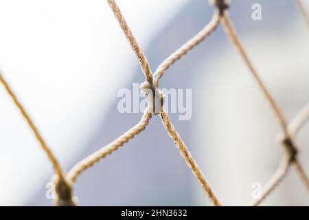 details of a window protection screen in Rio de Janeiro. Stock Photo