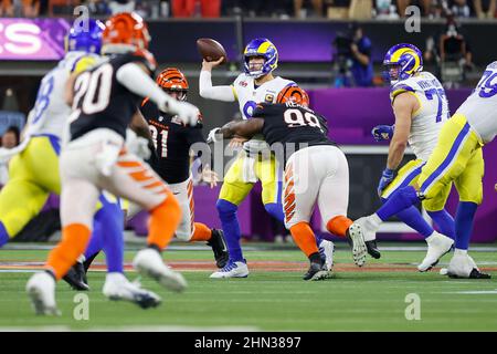 Cincinnati Bengals nose tackle D.J. Reader (98) celebrates a sack during an  NFL football game against the San Francisco 49ers, Sunday, Dec. 12, 2021,  in Cincinnati. (AP Photo/Emilee Chinn Stock Photo - Alamy