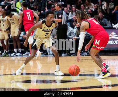 WEST LAFAYETTE, IN - FEBRUARY 13: Maryland Terrapins guard Fatts ...