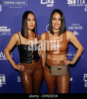 Los Angeles Feb 8 Brie Bella Stock Photo 107336525