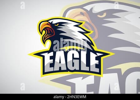 Eagle sport mascot logo design Stock Vector Image & Art - Alamy