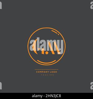Luxury modern GM Letter Business Logo Design Alphabet Icon Vector Symbol. Creative minimal letter GM logo template. Stock Vector