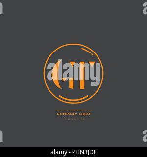 Luxury modern GT Letter Business Logo Design Alphabet Icon Vector Symbol. Creative minimal letter GT logo template. Stock Vector