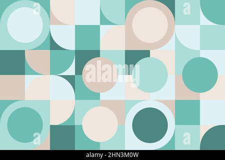 Geometric vector seamless pattern bold Stock Vector
