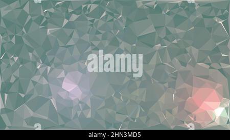 Abstract green triangle shape background. Abstract background of triangles, vector design. Stock Vector