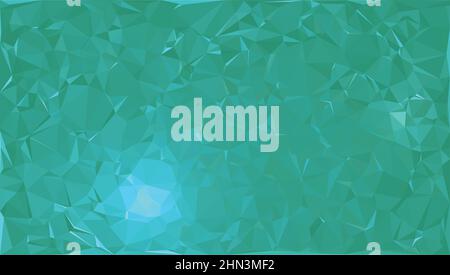 Abstract green triangle shape background. Abstract background of triangles, vector design. Stock Vector