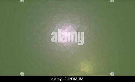 Abstract green triangle shape background. Abstract background of triangles, vector design. Stock Vector