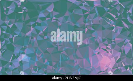 Abstract green triangle shape background. Abstract background of triangles, vector design. Stock Vector