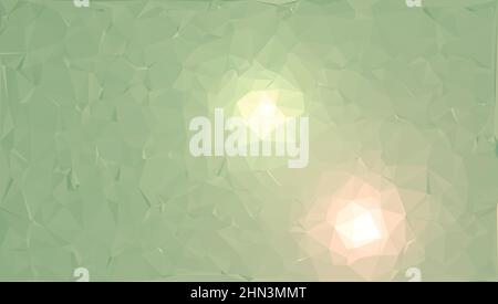 Abstract green triangle shape background. Abstract background of triangles, vector design. Stock Vector