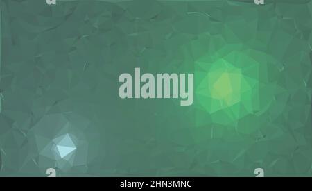 Abstract green triangle shape background. Abstract background of triangles, vector design. Stock Vector