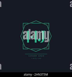 Luxury modern HA Letter Business Logo Design Alphabet Icon Vector Symbol. Creative minimal letter HA logo template. Stock Vector
