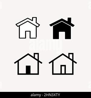 Abstract vector icon on the white, Illustration isolated for graphic and web design. Simple flat symbol. Stock Vector