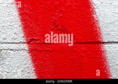 Background Texture Abstract Red White Weathered Grunge Stone Wall Stock Photo