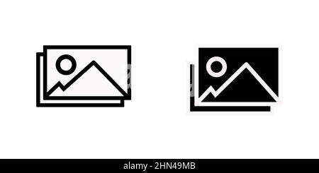 Abstract vector icon on the white, Illustration isolated for graphic and web design. Simple flat symbol. Stock Vector