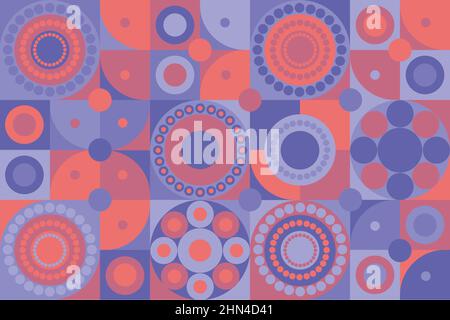 Geometric vector seamless pattern bold Stock Vector