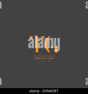 Luxury modern TG Initial Letter Business Logo Design Alphabet Icon Vector Symbol. Stock Vector