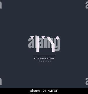 Luxury modern TY Initial Letter Business Logo Design Alphabet Icon Vector Symbol. Stock Vector