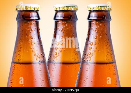 Beer bottles and game board - Arcata, California Stock Photo - Alamy