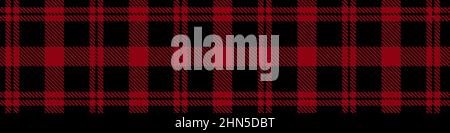 Plaid cotton textile background illustration Stock Vector