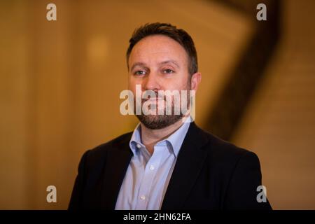 Alliance Party of NI MLA Chris Lyttle during a press conference in the ...