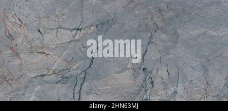 Blue marble texture background pattern top view. Tiles natural stone floor with high resolution. Luxury abstract patterns. Marbling design for banner Stock Photo