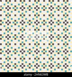 Abstract Cross-Pattern Dotted generative computational art illustration Stock Vector
