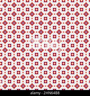 Abstract Cross-Pattern Dotted generative computational art illustration Stock Vector