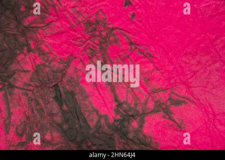 Red multicolore crumpled paper decorative background texture Stock Photo