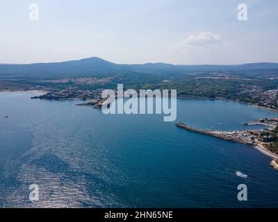 Aerial view of Town of Tsarevo, Burgas Region, Bulgaria Stock Photo - Alamy