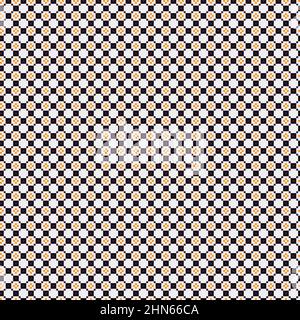 Abstract Cross-Pattern Dotted generative computational art illustration Stock Vector