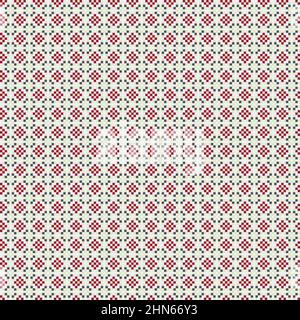 Abstract Cross-Pattern Dotted generative computational art illustration Stock Vector