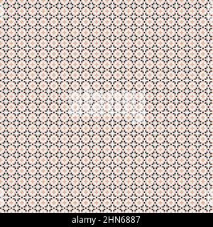 Abstract Cross-Pattern Dotted generative computational art illustration Stock Vector