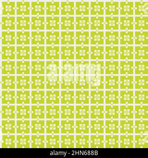 Abstract Cross-Pattern Dotted generative computational art illustration Stock Vector