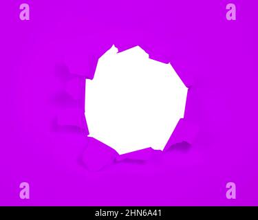 Violet Ripped Paper violet torn paper with copy space background texture macro Stock Photo ...
