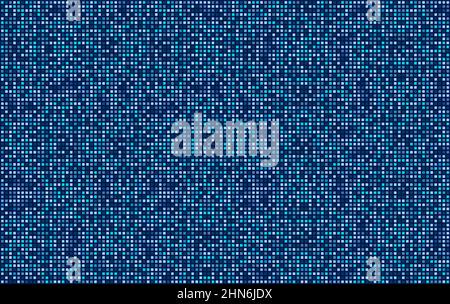 abstract blue dotted mosaic background, tiled vector illustration background Stock Vector